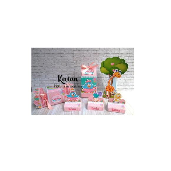 Kit Festa Galinha Pintadinha Rosa