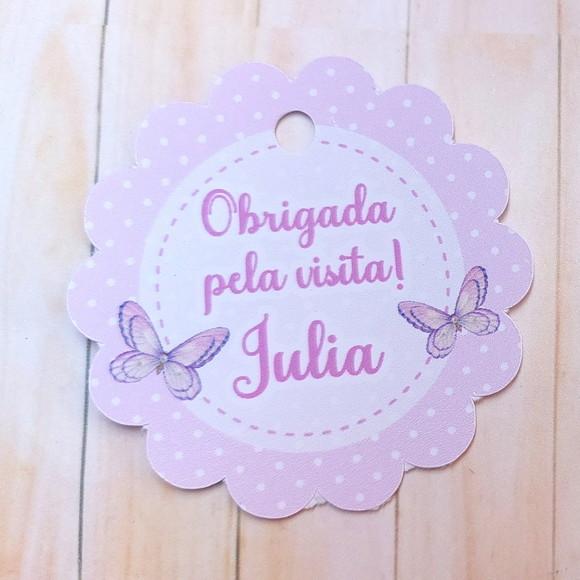 100 Tag Agradecimento Jardim Encantado