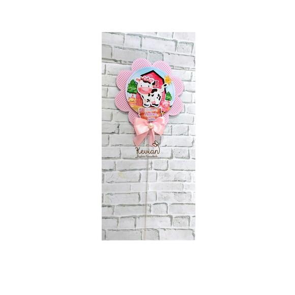 Topper para Centro de Mesa Fazendinha
