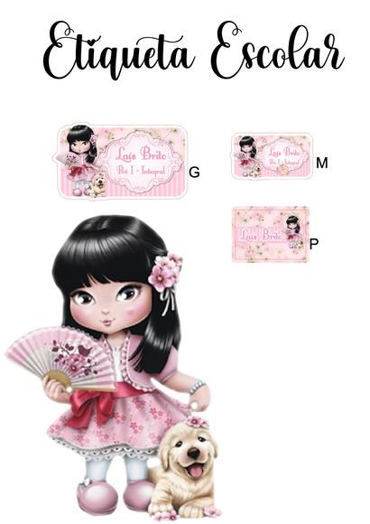 Etiqueta Escolar Jolie - Kit 2