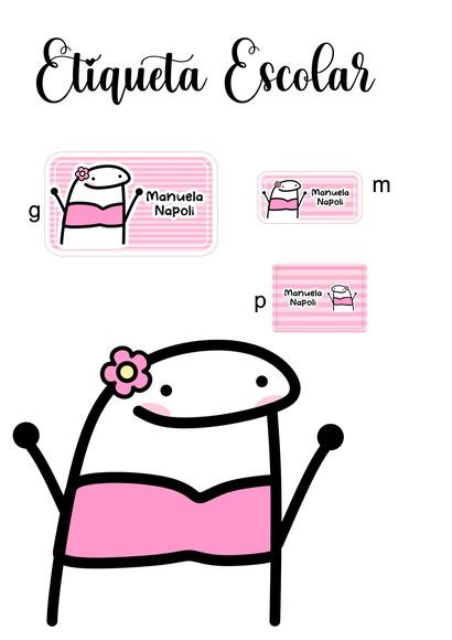 Etiqueta Escolar Flork - Kit 2