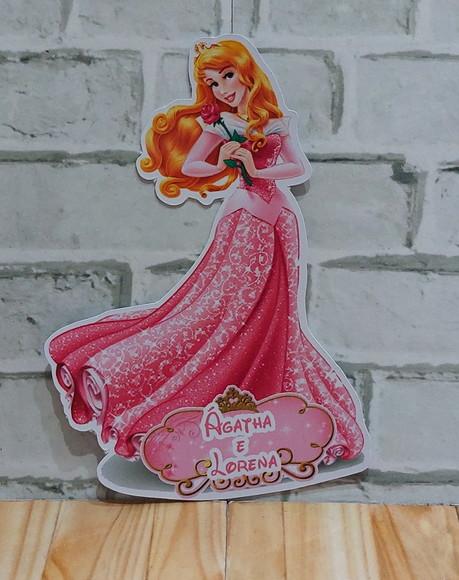 Aplique Tubete Princesa Aurora Bela Adormecida