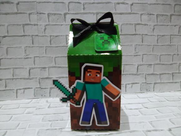 Caixa Milk Minecraft