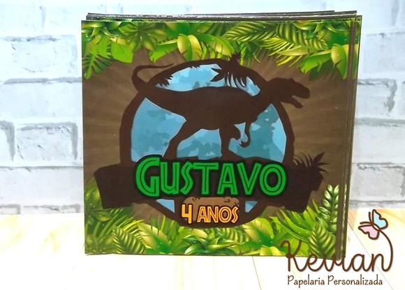 Adesivo para Sacolinha Dinossauro Jurassic