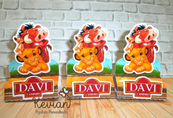 Caixinha Dois Chocolates Rei Leão