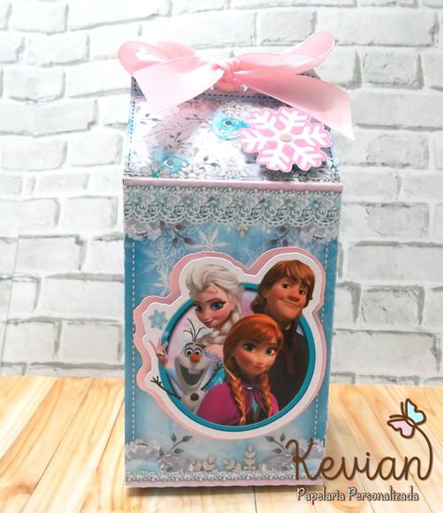 Caixa Milk Frozen Rosa