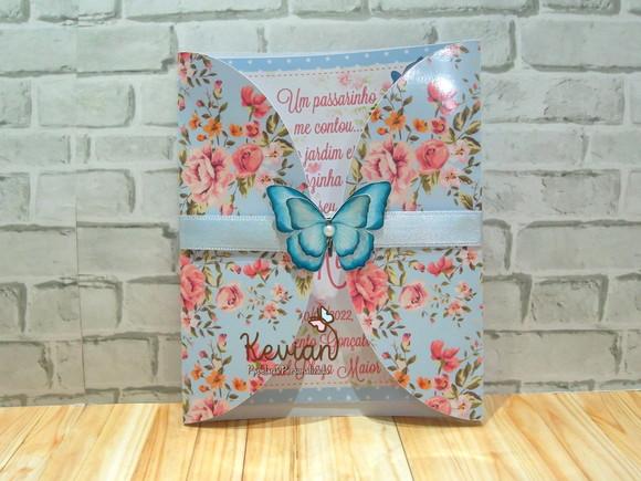 Convite Jardim Encantado com Aplique Borboleta