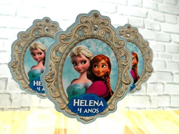 Aplique tubete Frozen
