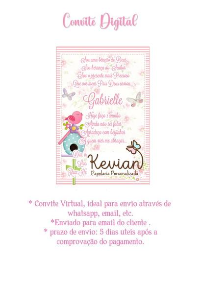 Convite Digital Jardim Encantado