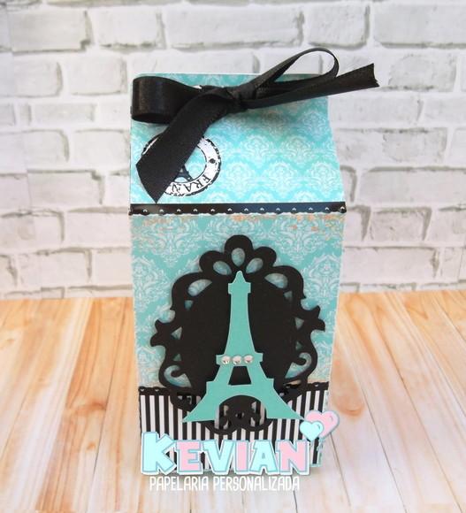 Caixa Milk Paris Scrap