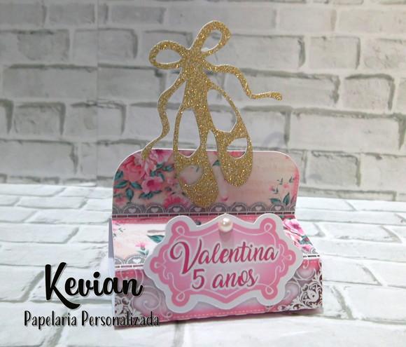 Caixinha para dois chocolates Sapatilha