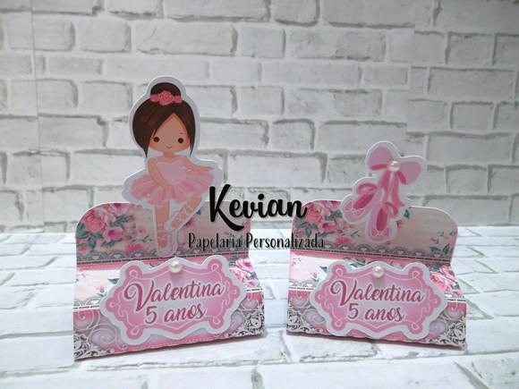 Caixinha para dois chocolates Bailarina
