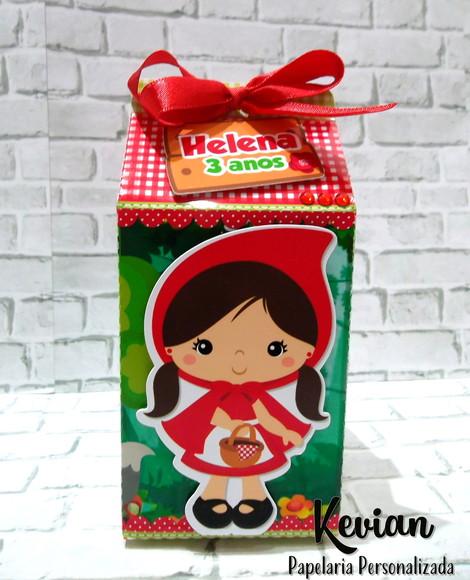 Caixa Milk Chapeuzinho Vermelho