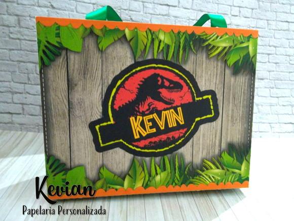 20 Sacolinhas Dinossauro Jurassic
