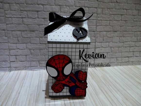 Caixa Milk Homem Aranha