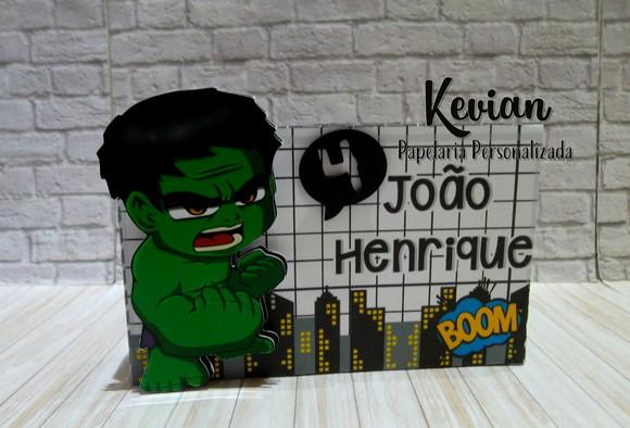 Caixa para Kit Kat Hulk