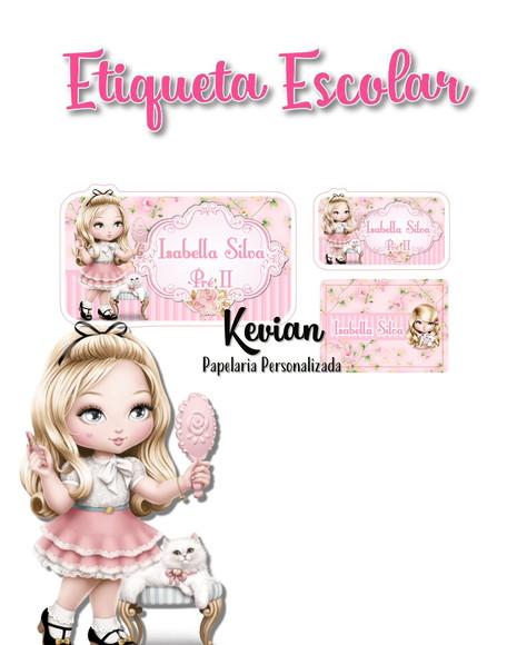 Etiqueta Escolar Jolie - Kit 1