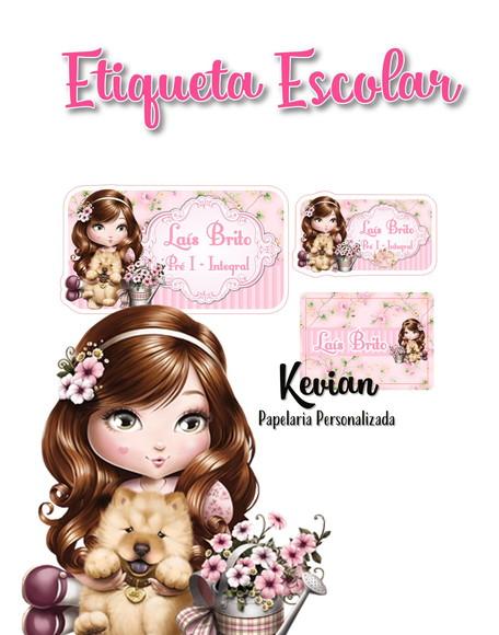 Etiqueta Escolar Jolie - Kit 2
