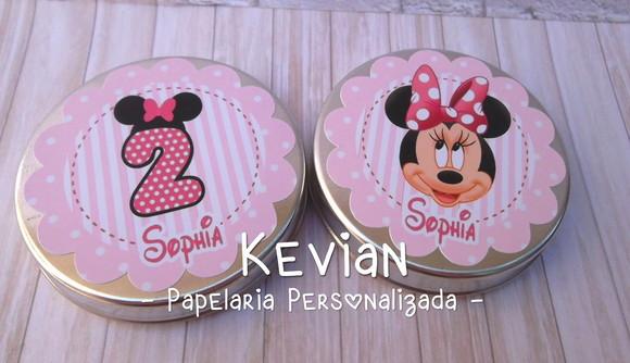 20 Latinha Minnie