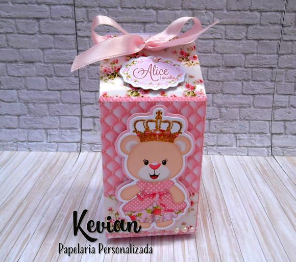 Caixa Milk Ursinha Princesa