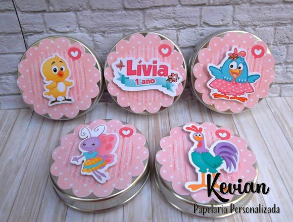 20 Latinha Galinha Pintadinha Candy