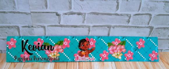 Adesivo Mini Nutella Moana Baby
