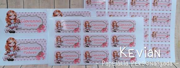 Etiqueta Escolar Jolie - Kit 2