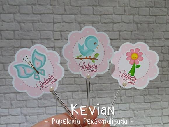 30 Topper Docinho Jardim Encantado