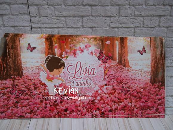 Adesivo Cofrinho Jardim Bailarina