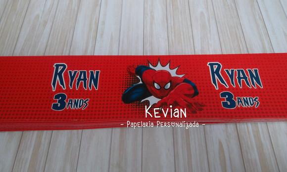 16 Adesivo Mini Refrigerante Homem Aranha