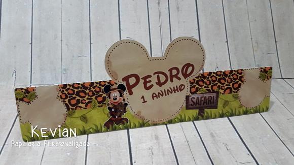 Lapela Mickey - 10 cm Largura