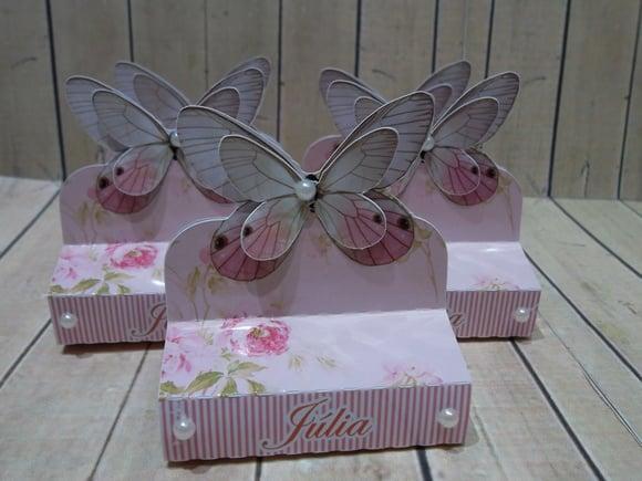 Caixinha Dois Chocolates Borboleta
