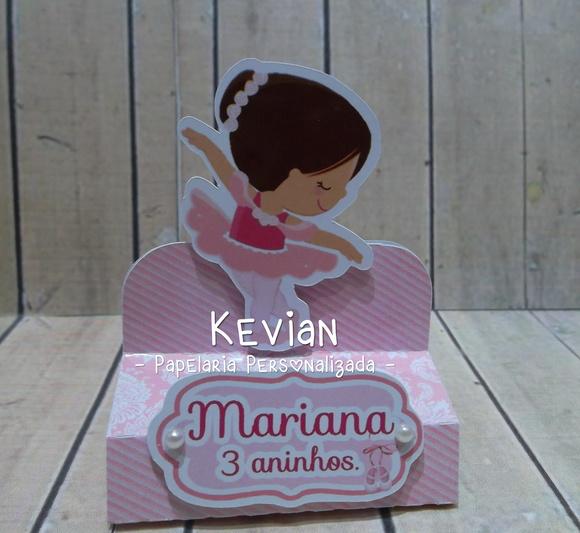 Caixinha Dois Chocolates Bailarina