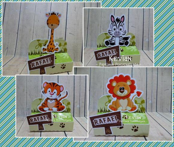 Caixinha Dois Chocolates Safari