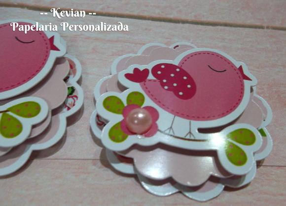 Aplique Scrap Passarinho