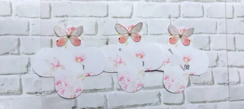 100 Forminha Docinho Borboleta