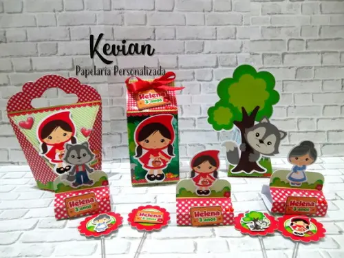 Kit Festa Chapeuzinho Vermelho 80 Ítens