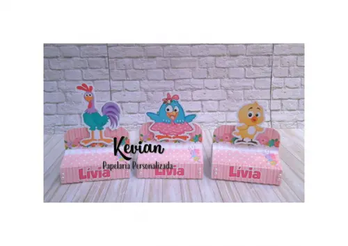 Kit Festa Galinha Pintadinha Candy Color