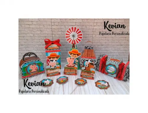 Kit Festa Fazendinha Menino