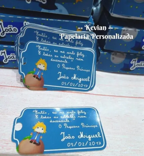 50 Tag Agradecimento Pequeno Príncipe