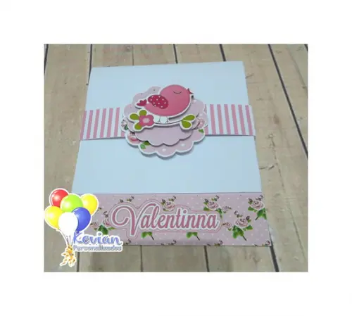 Convite Jardim Encantado Aplique Alto Relevo