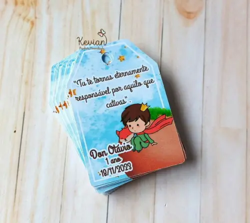 100 Tag Agradecimento Pequeno Príncipe