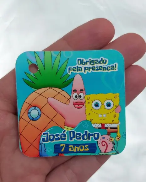 50 Tag Agradecimento Bob Esponja