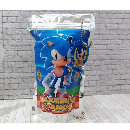 Saquinho Zip Sonic