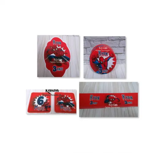 Kit 80 Adesivos Homem Aranha