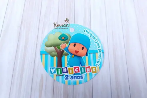 30 Tag Agradecimento Pocoyo