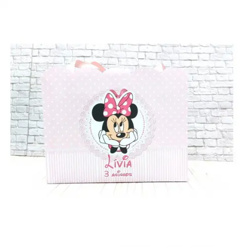 20 Sacolinha Minnie Rosa
