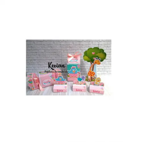 Kit Festa Galinha Pintadinha Rosa