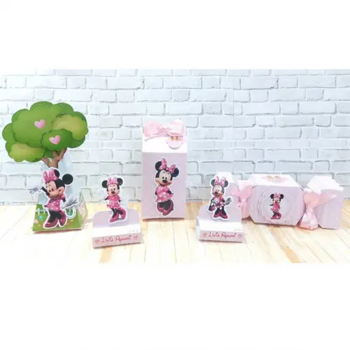 Kit Festa Minnie Rosa