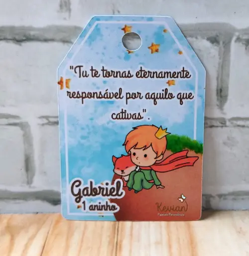 40 Tag Agradecimento Pequeno Príncipe